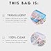 QQ Studio Clear/Colored Poly Zip Lock Bags w/Tear Notch 6.5x9cm (2.5x3.5