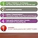 Under Desk Chair Mat (Transparent) Large, Vinyl Floor Protector for Low-Pile Carpets, Hardwood Flooring | Non-Slip Bottom, Heavy-Duty | Home, Office, Computer