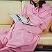 Vktech® Supper Home Winter Warm Fleece Snuggie Blanket Robe Cloak with Sleeves (Pink)