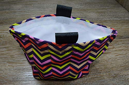 Reusable Food Storage Bags // Set of Three // Snack, Sandwich, Quart // Zig Zag Fun