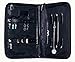 BBD Travel Jewelry Organizer Case for Security and Earrings Storage - Black
