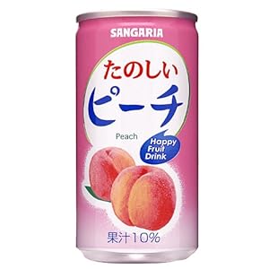 サンガリア たのしいピーチ 190g×30本