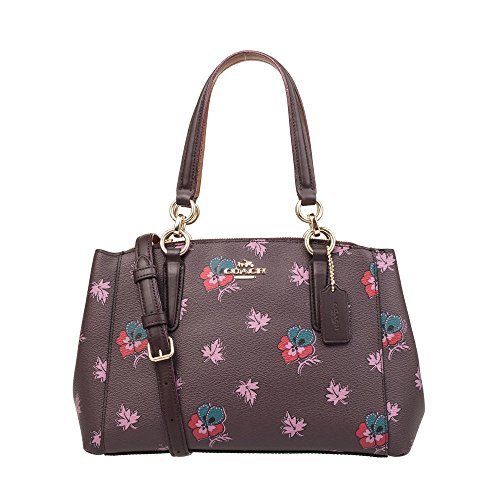 Coach Bag Flowers. Coach Camo Crossbody Flowers Rose Brown RedLeather Bag New.