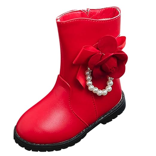 Zolimx Baby Warme Mädchen Sneaker Stiefel Schnee über die Kalb Schuhe Winter Reitstiefel Lederschuhe Stiefel Schneeschuhe