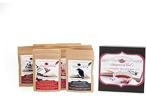 SIMPSON & VAIL, INC. Simpson & Vail, Literary Authors Gift Assortment Sampler Variety Box, Loose Leaf Tea - 1 Box / 10 Packages
