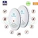 Ultrasonic Pest Repeller-Plug In-Pest Control Ultrasonic Repellent Electronic Home&Outdoor Pest Defender Mouse&Roach Repellent, Mosquito&Fly Repeller,Flea,Ant&Spider Control No More Traps&Spray 2 Pack