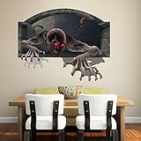 jinshiband Halloween Household Room Floor 3D Wall Sticker Mural Decor Decal Removable