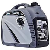 Pulsar G2319N 2,300W Portable Gas-Powered Quiet Inverter Generator With USB Outlet & Parallel Capability Carb Compliant, 2300w Gray