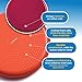 2 Pack Wobble Cushion Balance Disc - Wiggle Seat & Balance Pad for Exercise, Physical Therapy, Sensory Kids - Stability Disc, Dog Balance Disc