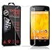 Cadorabo Tempered Glass Compatible with LG Google Nexus 4 in HIGH Transparency - Screen Protection 3D Touch Compatible with 9H Hardness - Bulletproof Display Saver