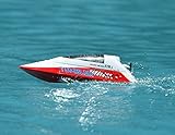 2.4Ghz Radio Control High Speed Pool Racer Tumbler Speed Boat ABS Unibody RC RTR (Color May Vary)