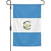 Guatemala Flags 12 x 18 Inches Double Sided Polyester Garden Flags Vivid Color for Indoor and Outdoor Yard Garden Street Decorations