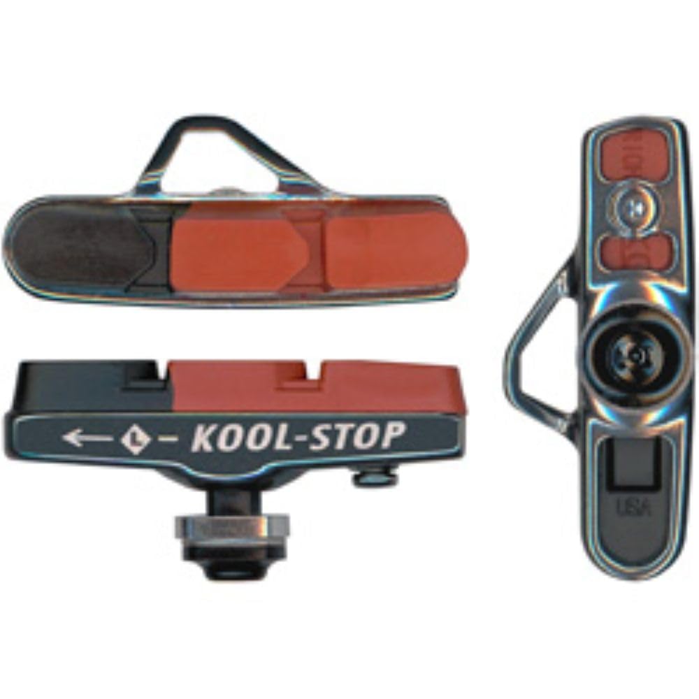 Kool Stop KS-SRH Campy Super Record Holder with Dual Compound Pad, Silver