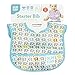 Bumkins Petit Collage Waterproof Starter Bib, Elephant Splash (4-9 Months)