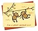 Monkey Love Wood Love Card by Night Owl Paper Goods