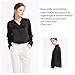 LilySilk Women's 100 Silk Blouse Long Sleeve Lady Shirt 22 Momme Pure Charmeuse Silk