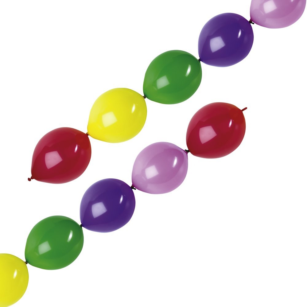 Amscan 27.5 cm Garland 10 Latex Balloons