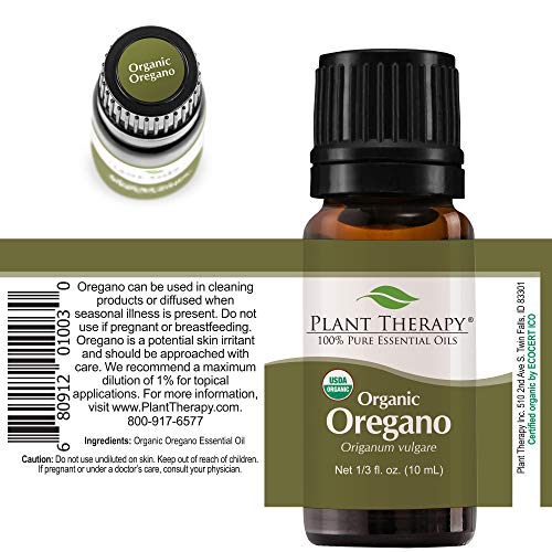 Plant Therapy Organic Oregano Essential Oil 100 Pure, USDA Certified Organic, Undiluted