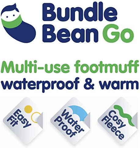 BundleBean, GO Multi-use Waterproof Footmuff (Silver Lightning), Use as Pushchair, Carrier, Sling, Car Seat Cover - Image 5