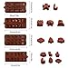 4 Pack Chocolate Silicone Mold, Candy Mold, Chocolate Cake Decoration, Jelly, Fudge, Christmas-themed Chocolate Candy Mold