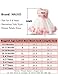 NNJXD Girl Tutu Flower Petals Bow Bridal Dress for Toddler Girl Size(130) 5-6 Years Big White