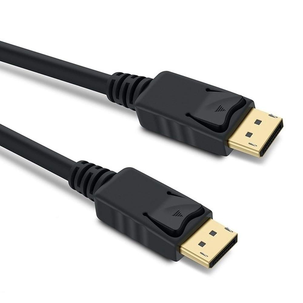 PremiumCord 8K DisplayPort 1.4 Cable M/M 5 m, DisplayPort to DisplayPort, 32.4 Gbit/s, Video 8K@60Hz, 5K@60Hz, 4K@120Hz 2160p, HDCP 2.2, Recessed Connections, Black