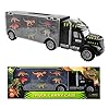 Dinosaur Truck Toy, Dinosaur Truck Set with 6 Mini Dinosaurs Educational Kids Truck Toy Car for Children Boys Girls