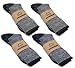 Pembrook Merino Wool Socks for Men & Merino Wool Socks for Women | Merino Wool Sock Pack 4 Pairs | Ski Socks, Hiking Socks, Hunting Socks