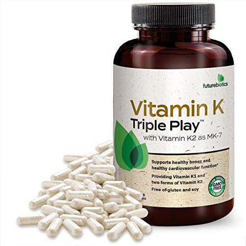 Futurebiotics Vitamin K Triple Play (Vitamin K2 MK7 / Vitamin K2 MK4