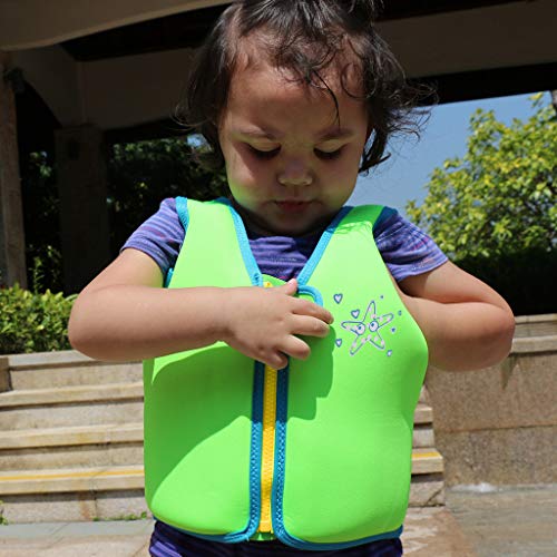IvyH Kids Life Jacket,Children Swim Vest Float Jacket Swimming Training Buoyancy Aid with Armbands - Thumbnail 6