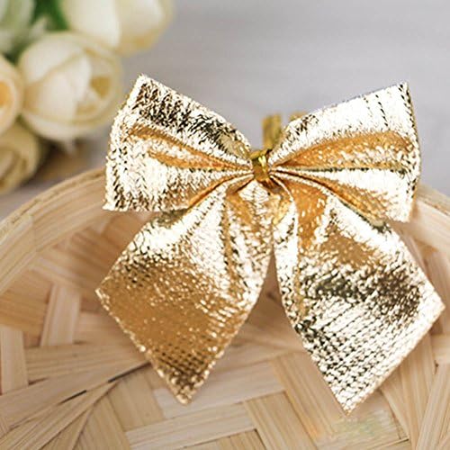 Longshengv Christmas Ornaments Pretty Bow Tie Christmas Tree Ornaments Christmas Pendant Tree Decor 24pcs
