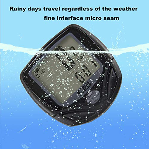 Fullfun Multifunction Durable Stopwatch Back Light Bicycle Bike Speedometer Odometer Waterproof