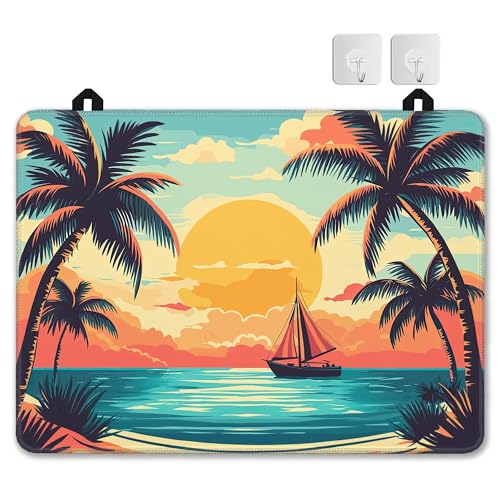 Summer Beach Stove Top Covers