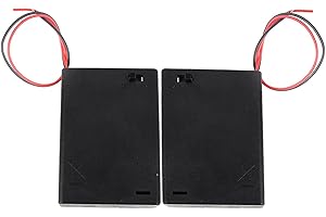 AAALaser Module Battery Holder with Wire The Battery Holder Box can be Moved (Batteries not Included) (Battery holder-2pack)