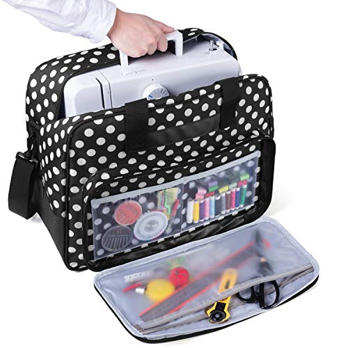 Yarwo Sewing Machine Tote Bag, Universal Portable Carrying Case with