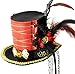 Forum Ring Master Circus Victorian Costume Goth Black Mini Top Hat Adult