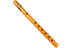 Traditional 6 Hole Bamboo Flute Clarinet Student Musical Instrument Wood Color Bamboo Flute