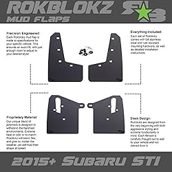 RokBlokz Mud Flaps for 2015-2021 Subaru WRX STI