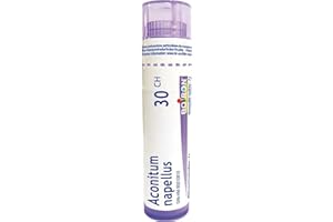 Boiron Aconitum napellus 30ch,Homeopathic Medicine. Each Tube Contains 4 g (Approximately 80 pellets)
