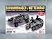 Lindberg 1:72 scale Schwimmwagen Amphibious Jeep and Kettenkrad 1:2 track motorcycle