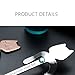 ZBGOROW Cute Cat Spoons for Stirring Coffee and Tea, 4.6 Inches Mini Spoons, 18/8 Stainless Steel Spoon Set, in 4 Assorted Colors