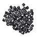 Black Garment Hanger White Print Coat Sizer PS Size Marker Letter Tags 100 Pcs