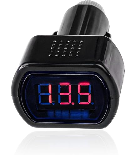 Amazon.com: LCD Cigarette Lighter Voltage Digital Panel Meter Volt Voltmeter  Monitor for Auto Car Truck : Automotive