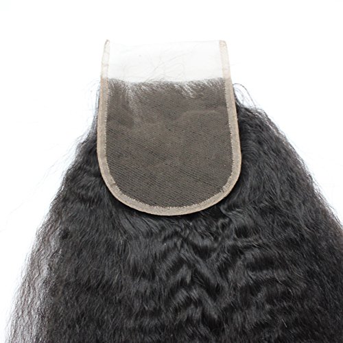Forawme-Brazilian-Virgin-Human-Hair-Top-Closure-18-Inch-130-1B-4X4-inch-Kinky-Straight-Human-Hair-Pieces-Free-Part-Lace-Closure-With-Baby-Hair
