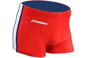 Adoretex Boy's Kids Splice Swim Aquashort Square Leg Briefs Swimsuit