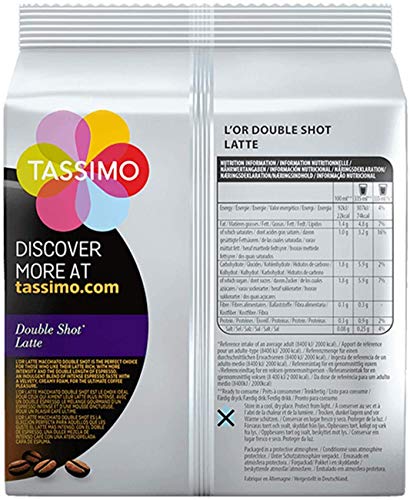 Tassimo L'OR Double Shot Latte Kaffeepads - 10 Packungen (80 Getränke) – Bild 5