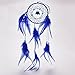 Buytra Dream Catcher Handmade Circular Net with Feathers for Wall Car Hanging Decoration Ornament Craft Gift (Blue)