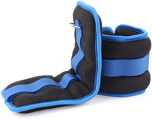 Thiroom Ankle Wrist Weights Set of 2, Adjustable Comfort Fit, 2 to 4 lb for Women, Men or Children