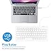 Macally USB Wired Compact Mini Slim Keyboard for Mac and Windows PC (MKEYXC)