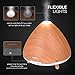 Essential Oil Diffuser Humidifier, multifun 500ml Ultrasonic Humidifier Large, Ultra Quiet Aromatherapy Cool Mist Humidifier with Night Light, 4 Timer Auto Shut-off Humidier Office Home, Last 18hrs